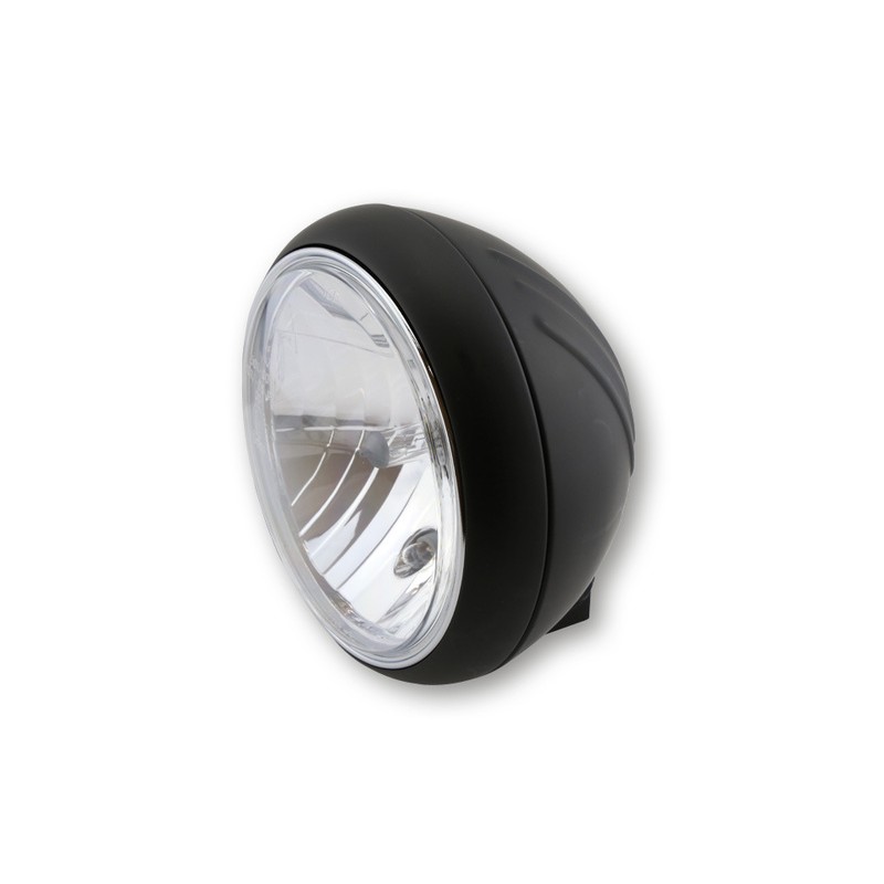 Phare principal YUMA 1 de 7 pouces noir mat