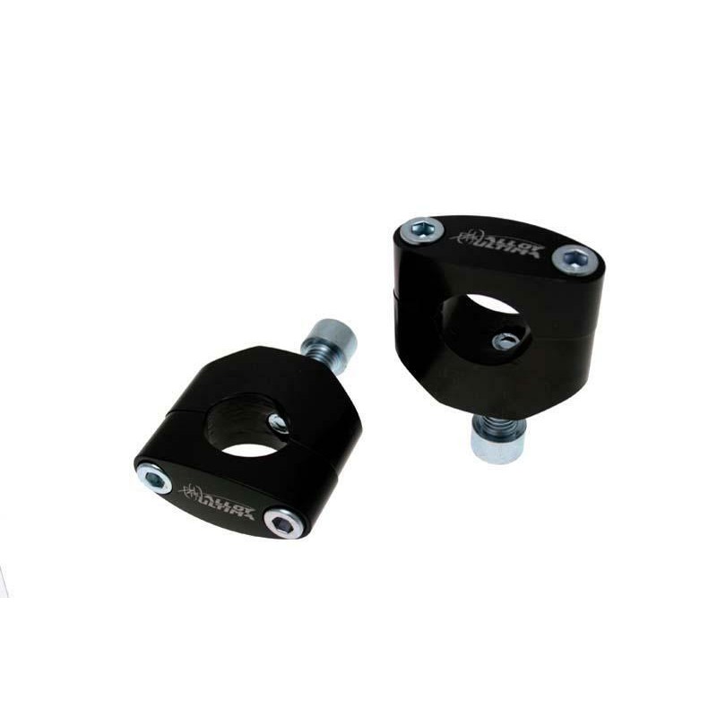 Pontets standards 12mm, hauteur 55mm, finition noir