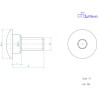 Vis LIGHTECH M6 X 15 Type 984 Ergal argent à l'unité