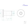 Vis LIGHTECH M6 X 7,2 Type 1027 Ergal rouge à l'unité