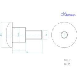 Vis LIGHTECH M6 X 20 Type...