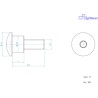 Vis LIGHTECH M5 X 17 Type 1037 Ergal rouge à l'unité