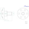 Vis LIGHTECH M6 X 15 Type 1005 Ergal or à l'unité