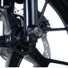 Tampons de protection de fourche R&G RACING noir Suzuki GSX-R125