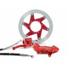 Kit freinage BERINGER Top Race roue 16'' étrier Aerotec® axial 6 pistons rouge Honda CRF250R/450R