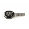 Rotule LIGHTECH Uniball Ø8mmxM8 droite noir pour commande reculée
