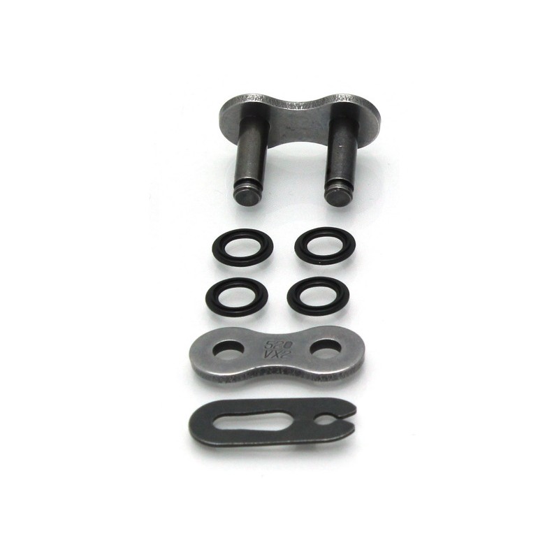 Attache type clip D.I.D 520 - noir/noir