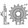 Pignon PBR acier standard 527 - 630