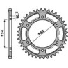 Couronne PBR Racing aluminium Ultra-Light 4405 - 525