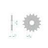 Pignon AFAM acier standard 94119 - 420