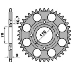 Couronne PBR acier standard...