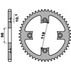 Couronne B1 acier standard...