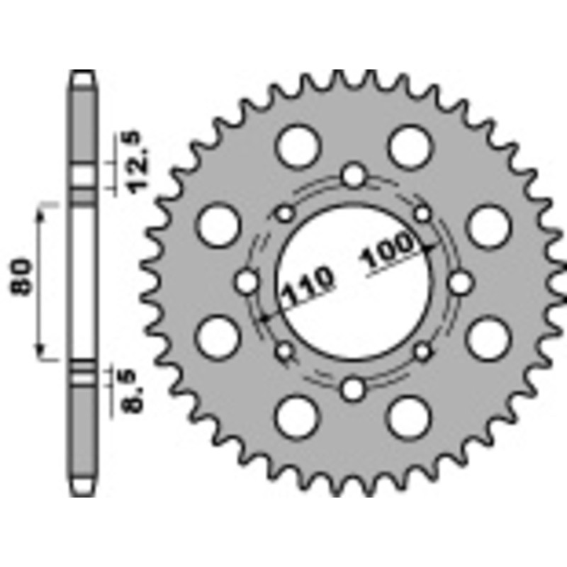Couronne PBR acier standard 333 - 630