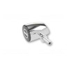Feu arrière LED HIGHSIDER Rocket Classic , feu stop, clignotant, chromé