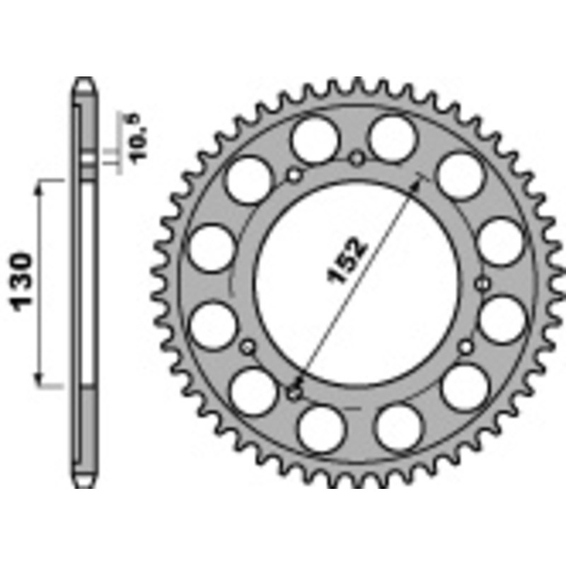 Couronne PBR acier standard 713 - 530