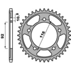Couronne PBR acier standard...