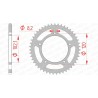 Couronne AFAM acier standard 35104 - 420