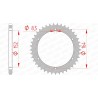 Couronne AFAM acier standard 12502 - 520