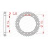 Couronne AFAM acier standard 10801 - 530