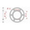 Couronne AFAM acier standard 59104 - 428
