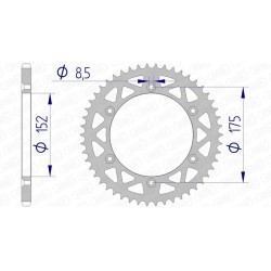 Couronne AFAM aluminium...