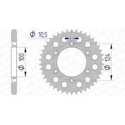 Couronne AFAM aluminium...