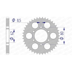 Couronne AFAM aluminium...