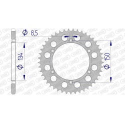 Couronne AFAM aluminium...