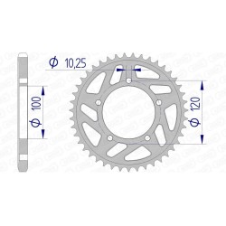 Couronne AFAM aluminium...