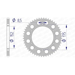 Couronne AFAM aluminium...