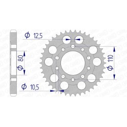 Couronne AFAM aluminium...