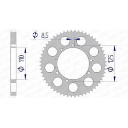 Couronne AFAM aluminium...