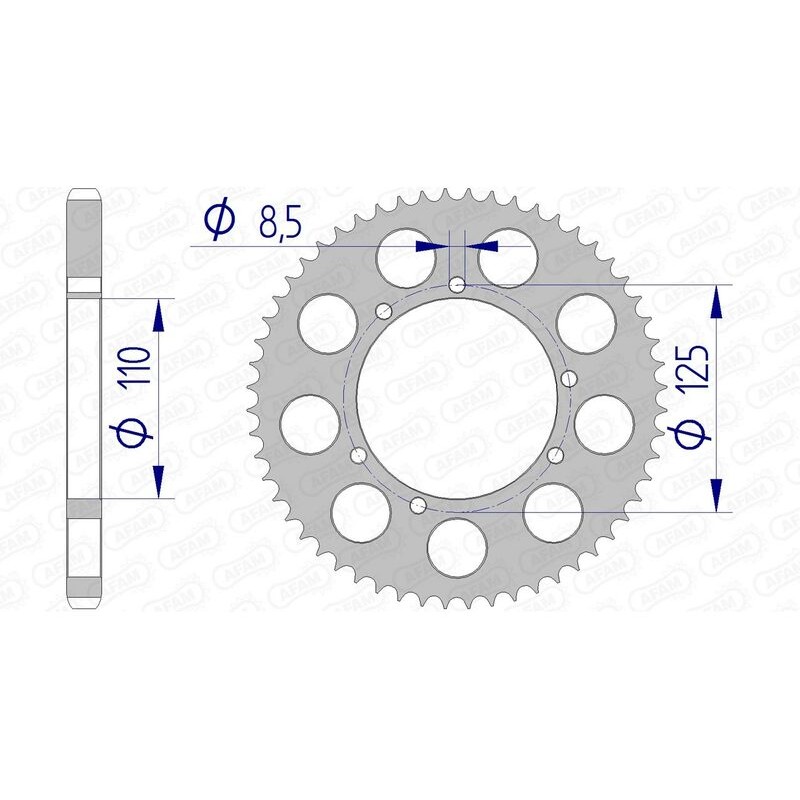 Couronne AFAM aluminium 60104 - 428