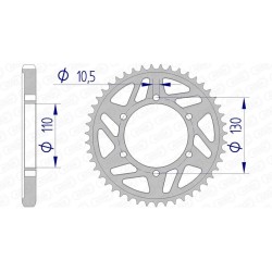 Couronne AFAM aluminium...