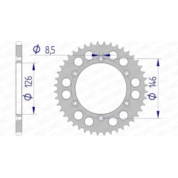 Couronne AFAM aluminium...