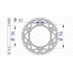 Couronne AFAM aluminium...