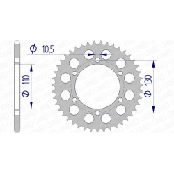 Couronne AFAM aluminium...