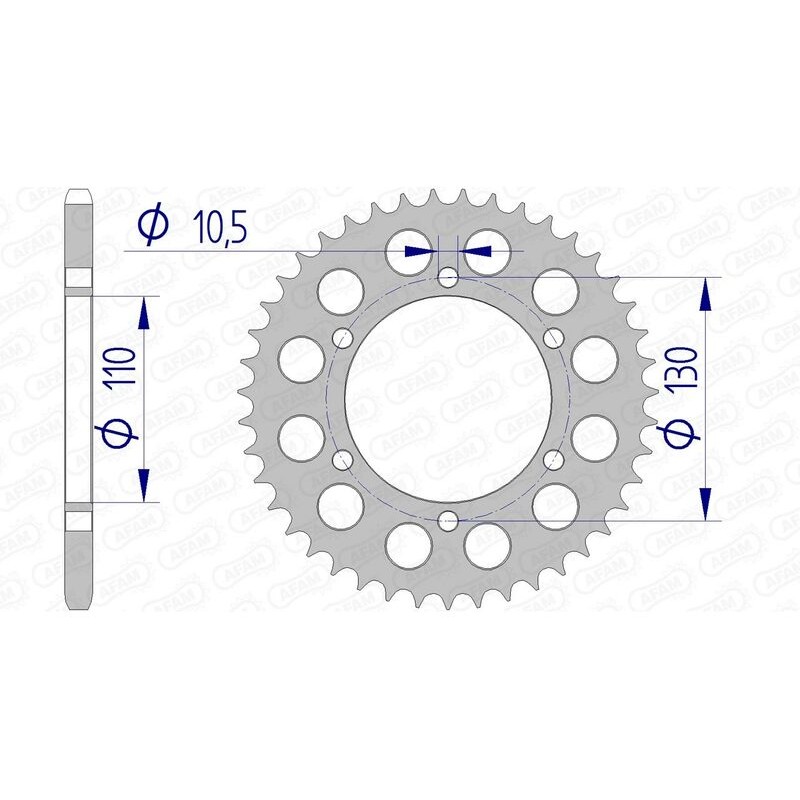 Couronne AFAM aluminium 17500520