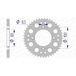 Couronne AFAM aluminium...