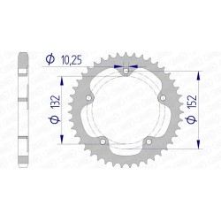 Couronne AFAM aluminium...