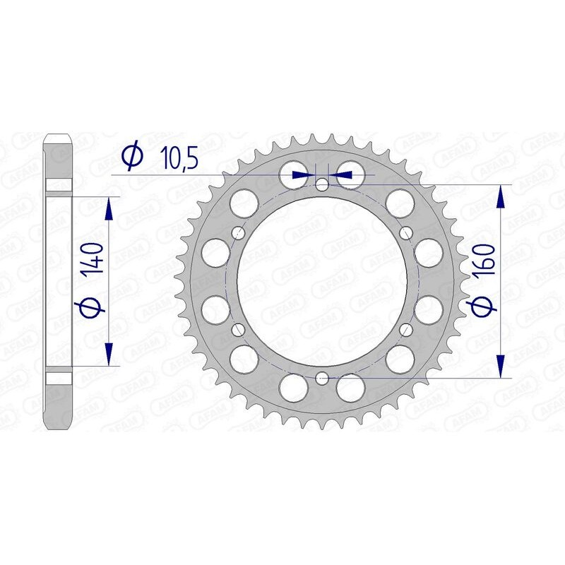 Couronne AFAM aluminium 17701530
