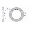 Couronne AFAM aluminium Ultra-Light anodisé dur 13108 - 428