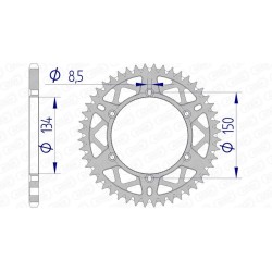 Couronne AFAM aluminium...