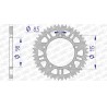 Couronne AFAM aluminium Ultra-Light anti-boue 72101 - 420