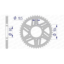 Couronne AFAM aluminium...