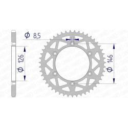Couronne AFAM aluminium...