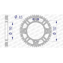Couronne AFAM aluminium...