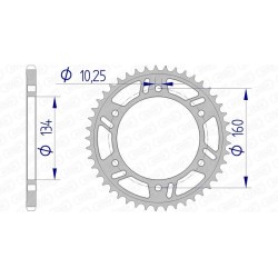 Couronne AFAM aluminium...