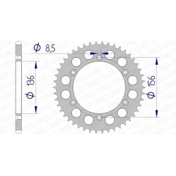 Couronne AFAM aluminium...