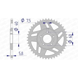 Couronne AFAM aluminium...